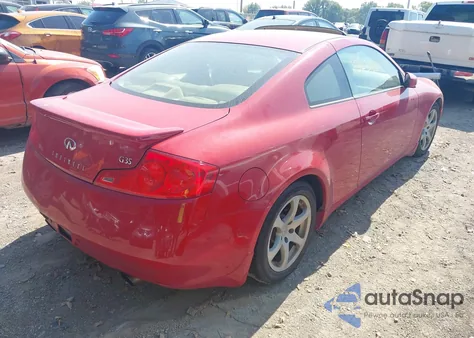 2006 Infiniti G35 from USA, damaged, VIN JNKCV54E66M700168